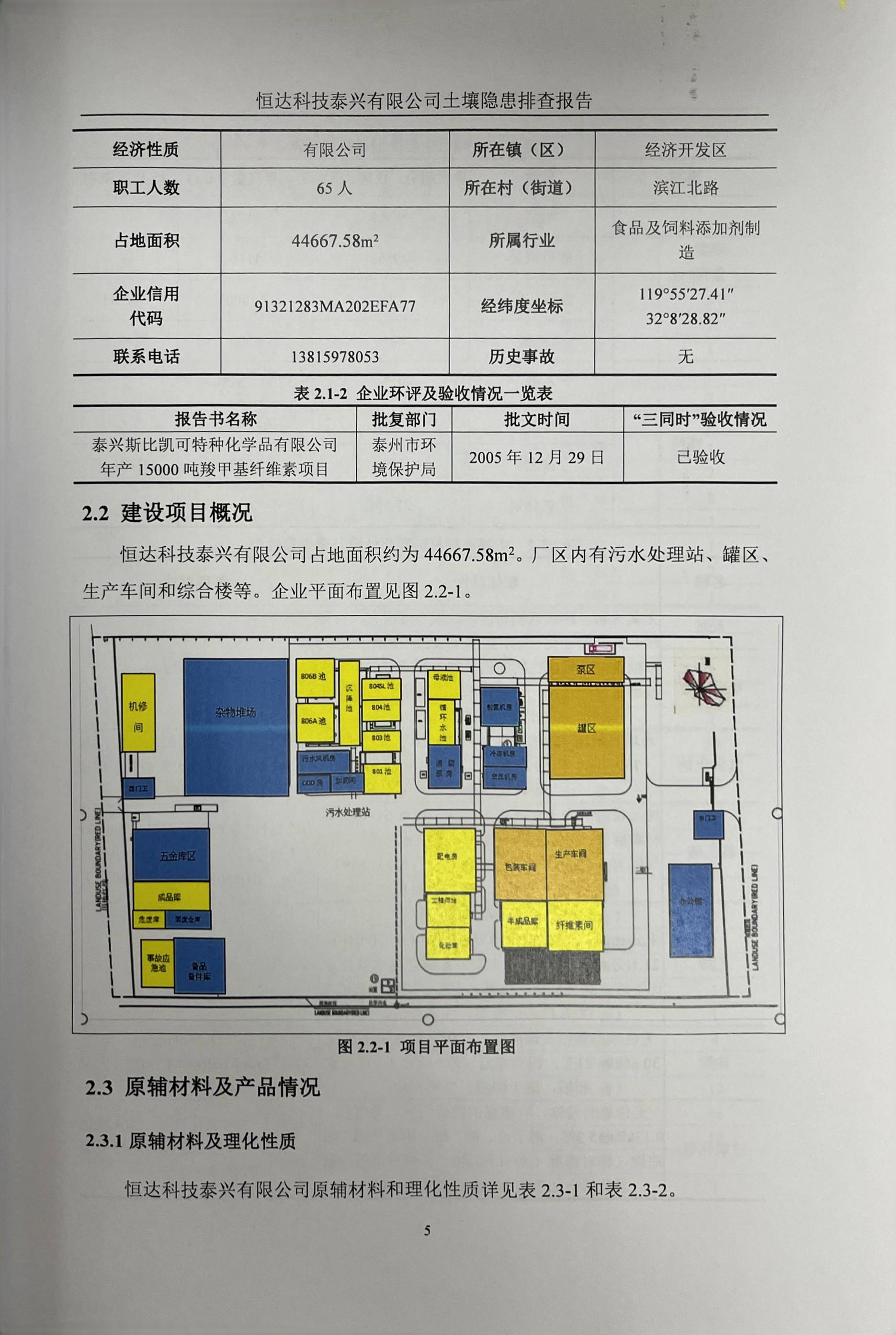 恒達科技泰興有限公司土壤污染隱患排查報告(圖8)